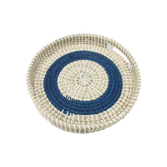 13.5" Blue Round Tray by Celebrate It™